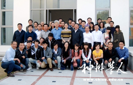 在印度中国留学生在使馆与欧美同学会代表团座谈