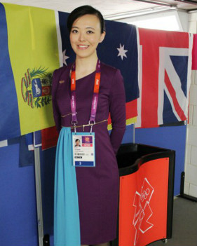 奥运中国留学生颁奖志愿者:参与奥运让我成长