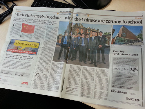 赴英中国留学生人数持续增加英媒撰文探讨原因