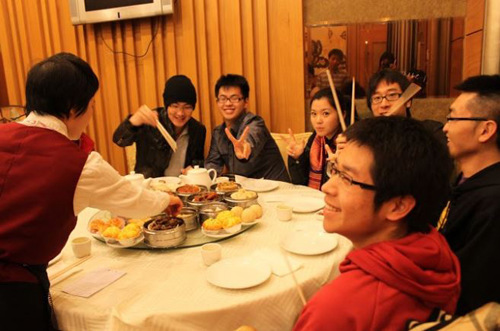 在美中国留学生饕客创“吃货微博”粉丝近5万(图)