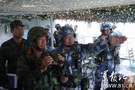 中泰海军陆战队反恐演练两栖步战车强行登岛