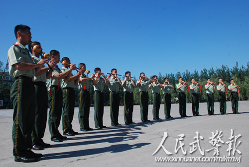 武警北京某部特色军事文化丰富官兵生活