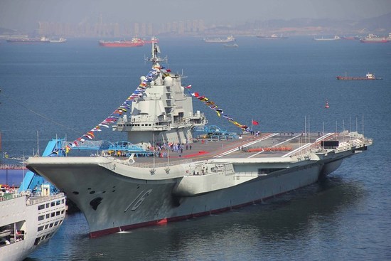 外媒热议：“辽宁舰”航母显示中国做海洋强国抱负