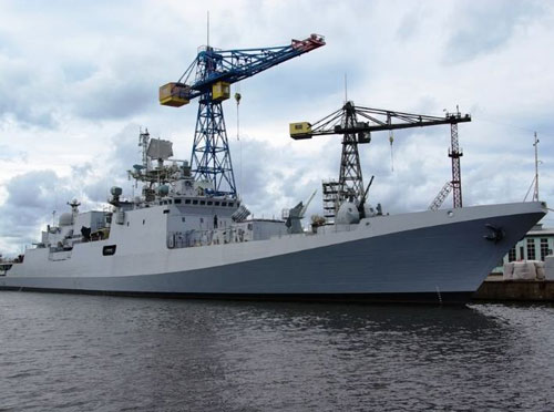 俄罗斯向印度交付第二艘“塔卡什”号护卫舰
