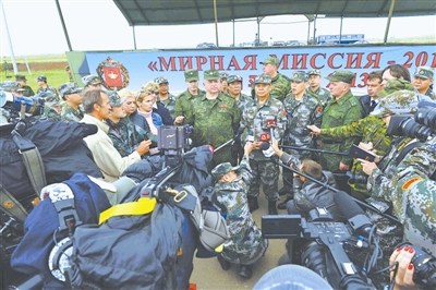“和平使命-2013”联演中方参演兵力全部抵达