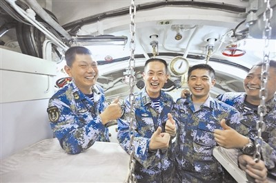 北海舰队官兵参加实弹演练导弹命中率100%(图)