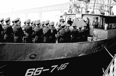 "66-716"艇退役毛泽东1966年曾乘其横渡长江