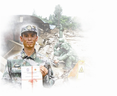 北京卫戍区某防化团四连班长生死时刻喊我先上