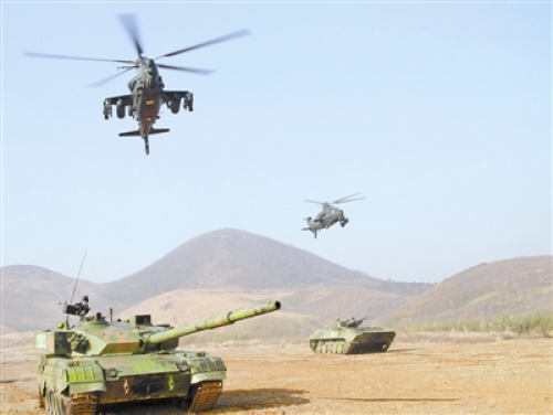 ��ž��յ�Эͬ����ֱ10����96A̹�˳�棨ͼ��