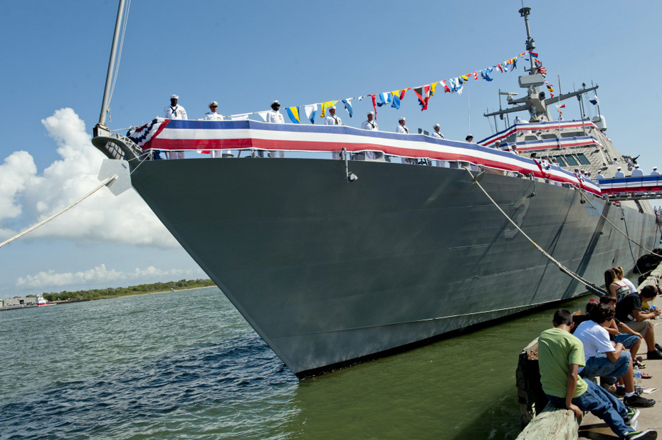 美国海军第3艘濒海战斗舰正式服役