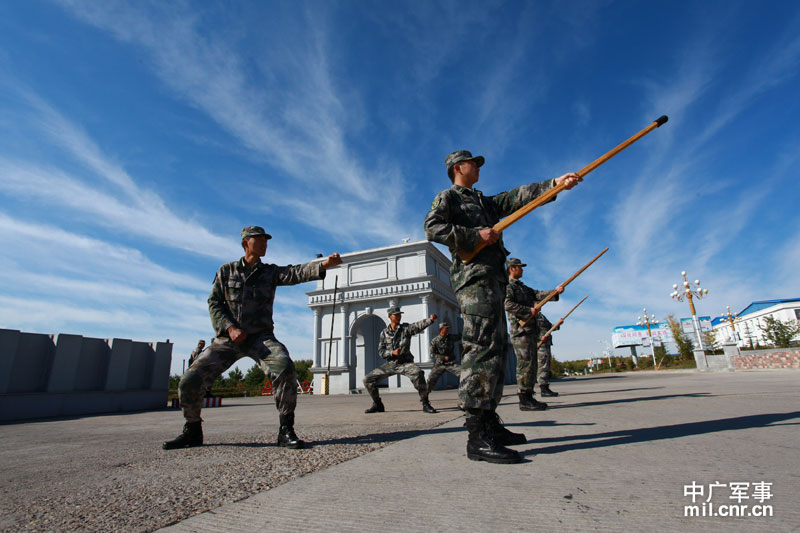 沈阳军区某部进行复杂地域实兵对抗演练
