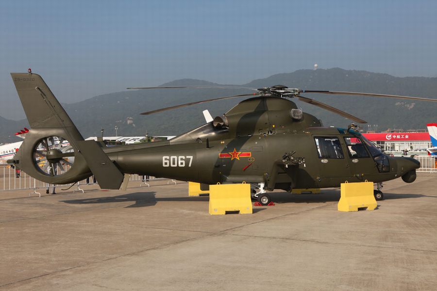 解放军直-9直升机成航展常客