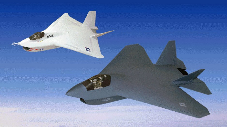 美国公开波音x-32系列战机精美效果图