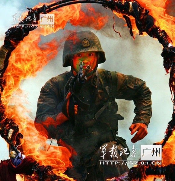 震撼中国南国利剑特种部队训练照曝光