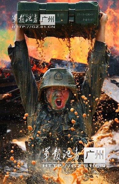 震撼中国南国利剑特种部队训练照曝光