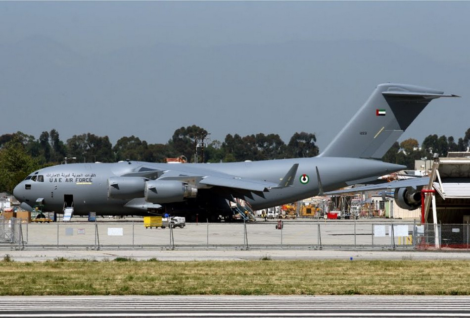 全球第8个用户印度首架c17a战略运输机亮相