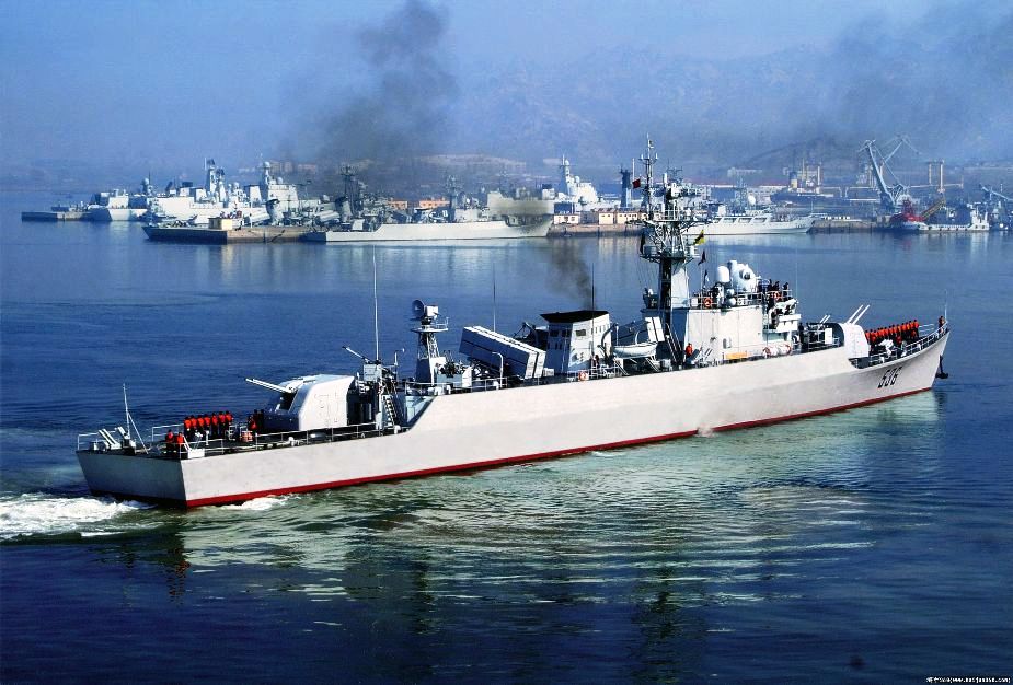 芜湖舰(资料图)536芜湖号,053h2型(江湖iii级)护卫舰,1985年3月25日