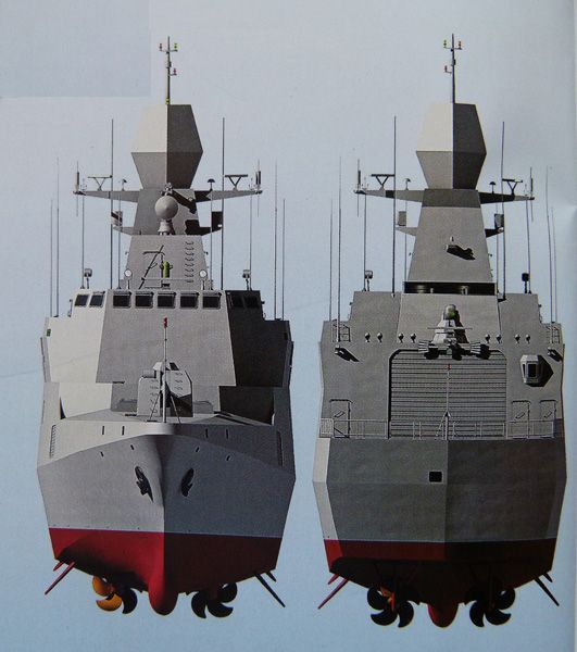 战力将飙升网友设想改进型056级护卫舰3d美图