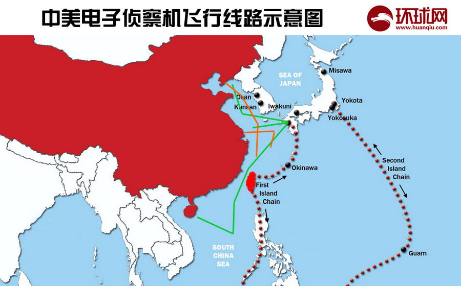 中国电子情报飞机曝光 揭秘中美激烈电子对抗