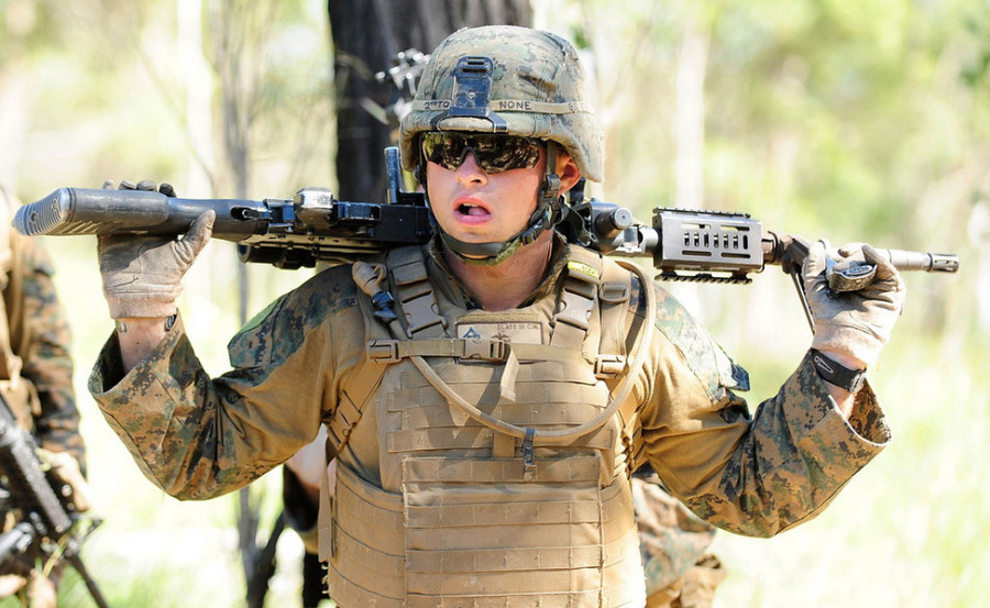 美军列装新型hk m27自动步枪部队正式曝光