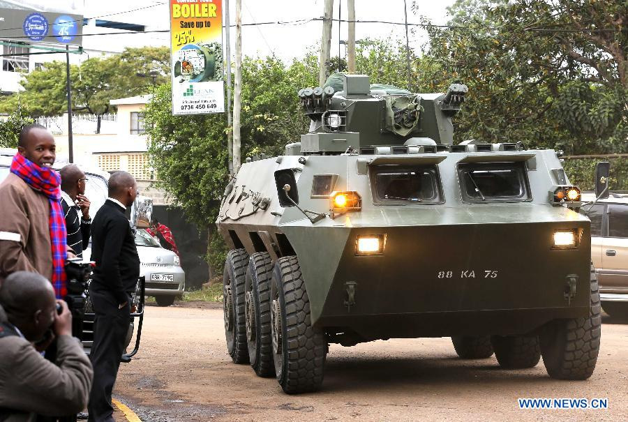 中国造装甲战车现身肯尼亚恐袭现场