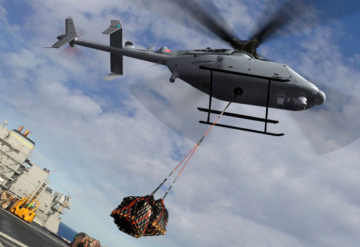 美海军首架mq-8c无人直升机曝光 即将首飞