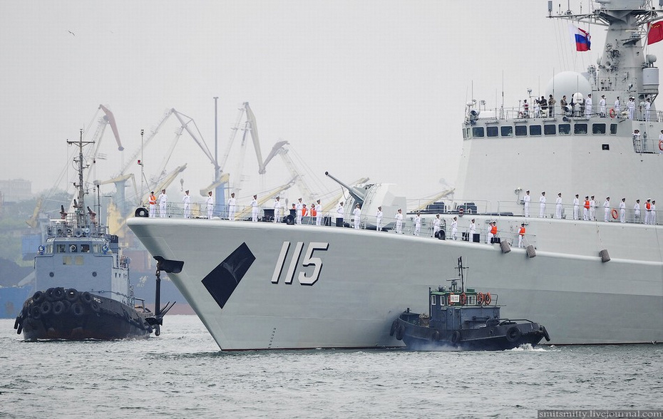 中国海军北海舰队115"沈阳"号051c型驱逐舰点击进入中新网军事频道