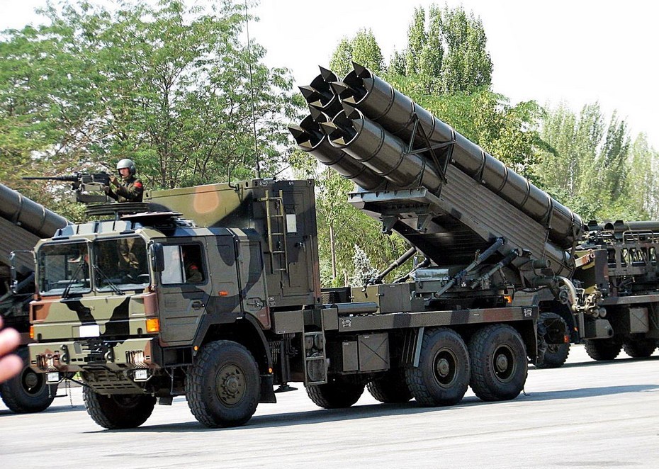 yildirim(原型为中国b-611导弹);中国还向土耳其提供ws-1式重型火箭炮