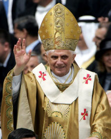 教皇本笃十六世今天就职 将会见美英德等国政要