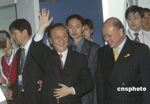 台湾新党主席郁慕明率领的新党大陆访问团七月十三日结束对大陆的访问