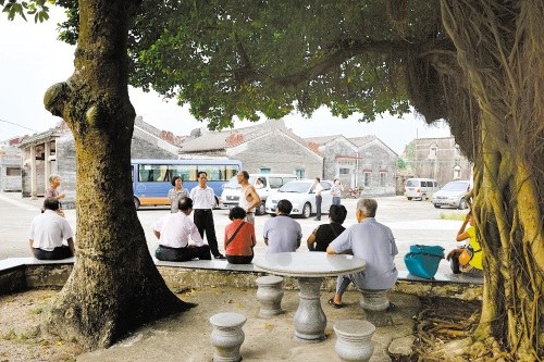 �㶫̨ɽ���´壺��¥����Ⱥ�������Ļ������ȵ�