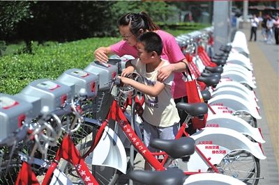 北京公租自行车试运营满月：各站点冷热不均