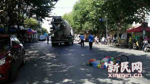中年女性遭搅拌车碾压头部身亡(图)