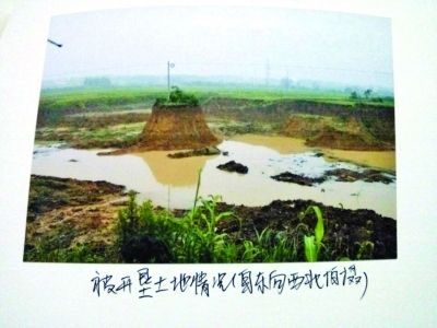 村民卖土还赌债将承包农田挖成大水塘获刑(图)