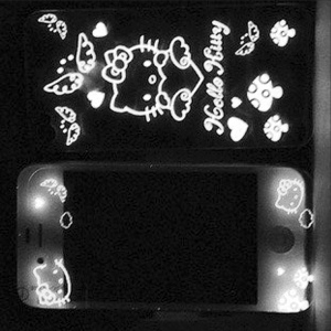 �����ֻ�ҹ����Ĥ��ӫ��۳��ڽӴ���Ƥ����ͼ��