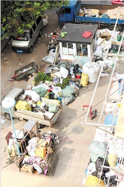 废品店进驻小区居民苦不堪言多部门推诿管理责任