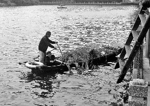 老太意外坠入湖中途经青年跳入冰冷湖水救人(图)