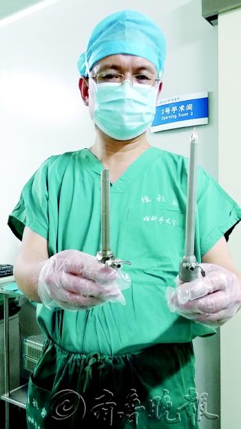280斤患者14厘米脂肪层手术医生扎5次才穿透(图)