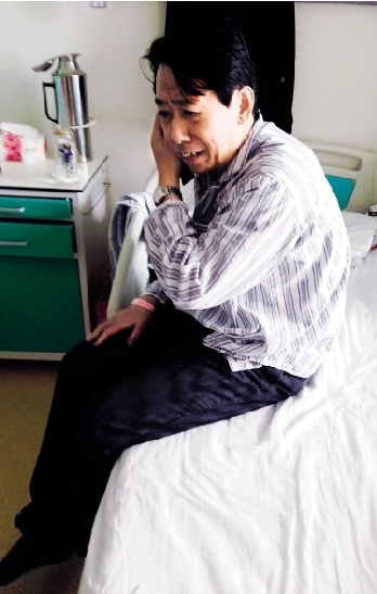 张悟本住院接受媒体探访:我就是推广食疗(图)