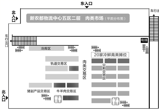 萧山新农都市场20个摊位开卖冷鲜禽肉一天卖5000只