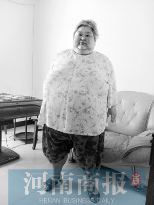 女子年轻时体重120斤吃药减肥30年后变350斤(图)