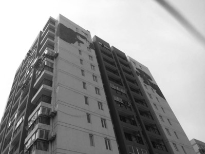 廉租房仅住半年楼房外墙保温层大面积脱落(图)