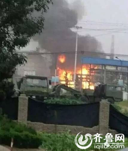 山东日照一工厂液化烃球罐泄漏爆炸无人员伤亡