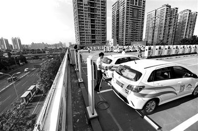 CBD建首座空中充电站充电设施服务半径小于0.9公里