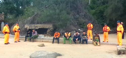 金门岸巡总队:17日落水的两名大陆渔民仍未寻获