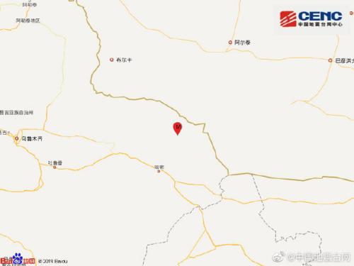 新疆哈密市伊吾县发生3.7级地震震源深度6千米