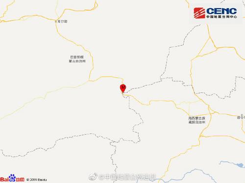新疆巴音郭楞州若羌县发生3.0级地震震源深度10千米