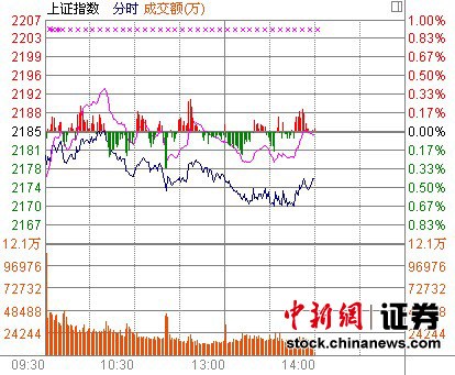 14时报盘:大盘走弱本地概念股活跃