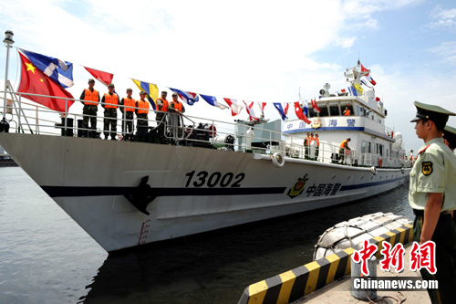 河北海警第二艘618b型巡逻舰归建列编图