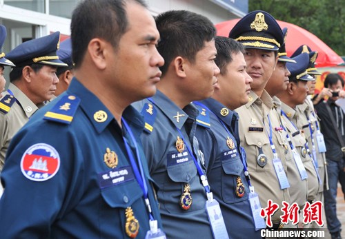 柬埔寨禁毒执法官昆明取经2